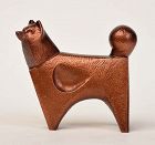 20th Century, Showa, Japanese Bronze Dog
