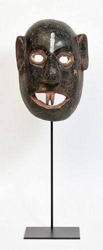 19th Century, Mandalay, Burmese Wooden Tribal Mask