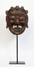 19th Century, Tibetan Wooden Buddhist Mahakala Mask