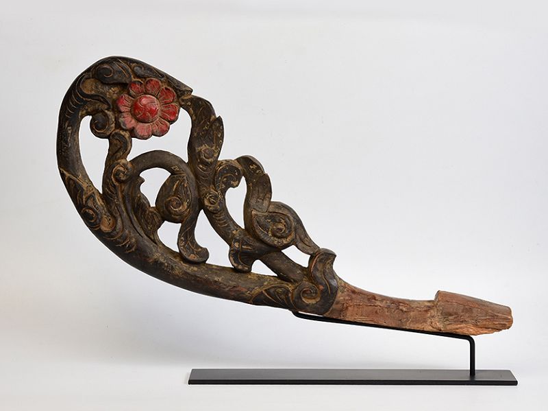 19th Century, Mandalay, Burmese Wood Carving