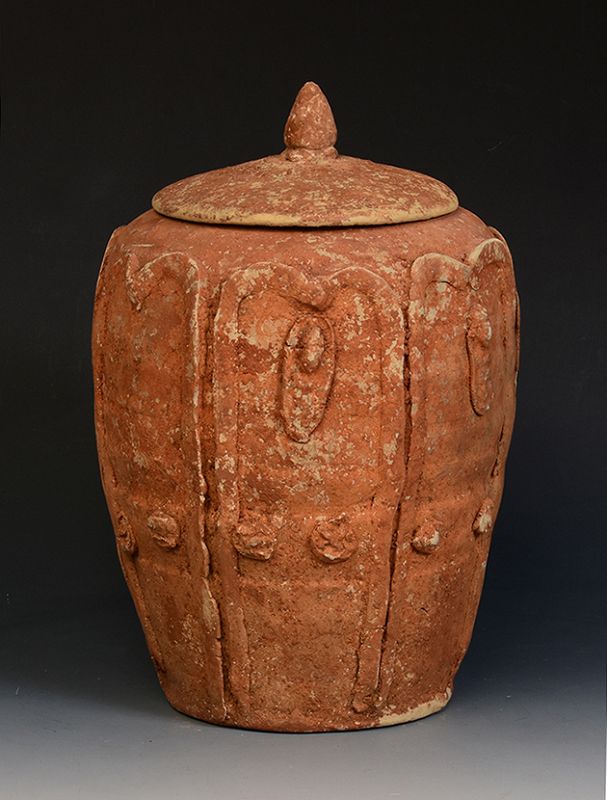 Five Dynasties, Chinese Pottery Lotus Jar