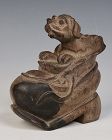 Early 20th Century, Burmese Wooden Dog