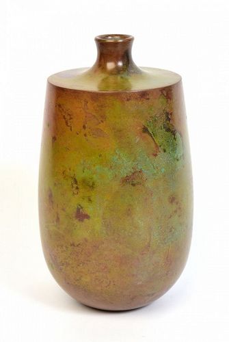 Early 20th Century, Showa, Japanese Bronze Vase