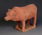 Tang Dynasty, Chinese Pottery Standing Cow