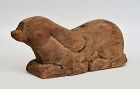 19th Century, Thai Wooden Rabbit