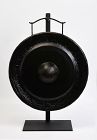 19th Century, Laos Bronze Gong with Stand