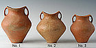 Small Chinese Siwa Culture Pottery Amphoras