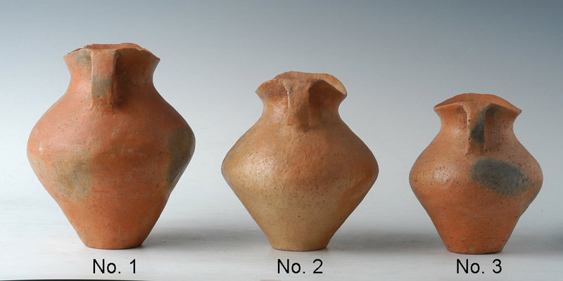 Small Chinese Siwa Culture Pottery Amphoras
