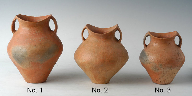 Small Chinese Siwa Culture Pottery Amphoras