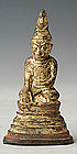 16th-18th C., Shan, Miniature Burmese Bronze Buddha