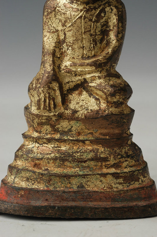 16th-18th C., Shan, Miniature Burmese Bronze Buddha