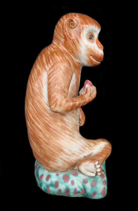 Porcelain Monkey Statue