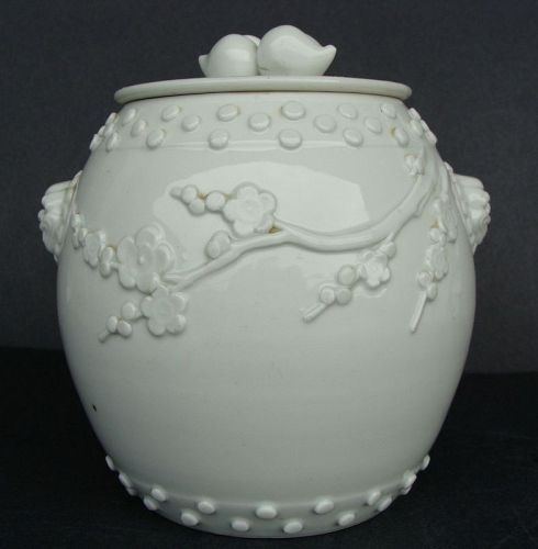 Blanc de Chine Jar and Cover