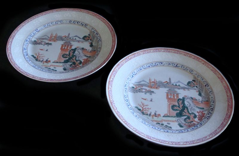 Famille Rose Plates