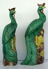 Pair of Sancai Glazed Pheonix