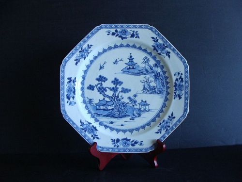 Blue and White Plate