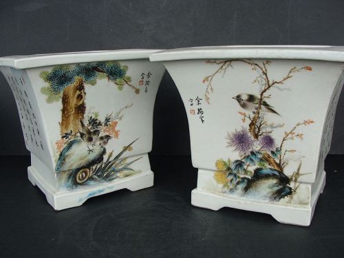 Chinese Planters (Pair)