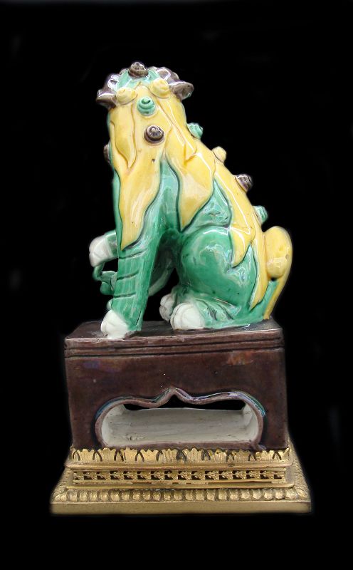 Chinese Sancai Foo Dog Kangxi