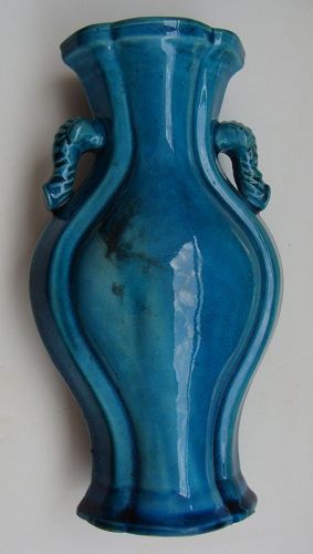 Chinese Turquoise Glazed Vase