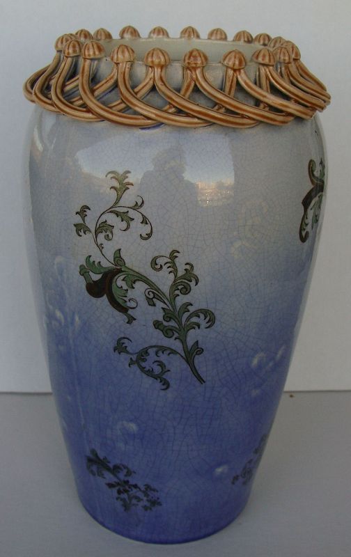 Stoneware Chrysanthemum Vase