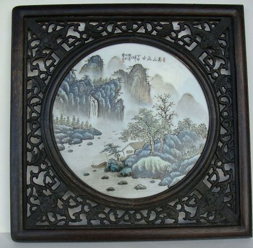 Chinese Porcelain Plaque