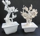 Chinese Dehua Blanc de Chine Prunis Trees