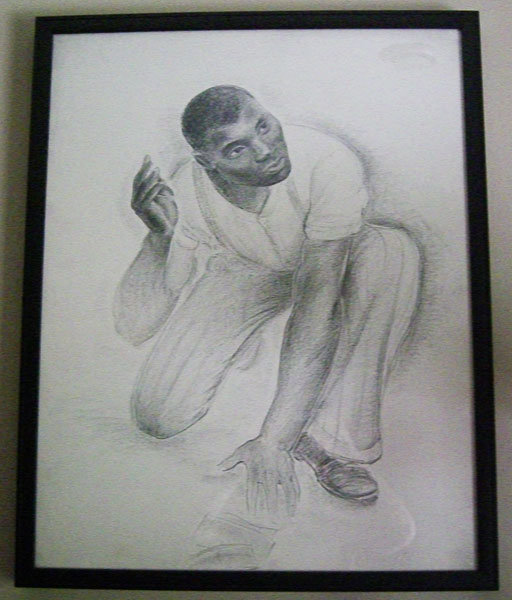 G. Ralph Smith African American Man WPA Drawing