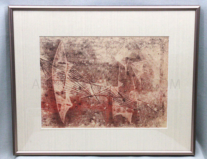 Harry Bertoia Monotype - Abstract Modernist