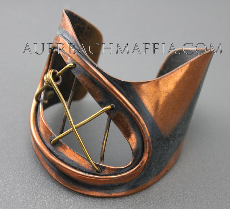 Art Smith Modernist Copper &amp; Brass Cuff Bracelet