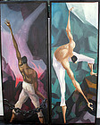 Ron Dembosky Cubist Figurals - Mid Century