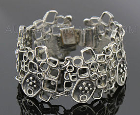 Vidal Modernist Bracelet Pewter/Silver Canada