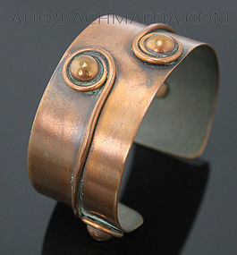 Pedro Pujol Modernist Artisan Copper Bracelet