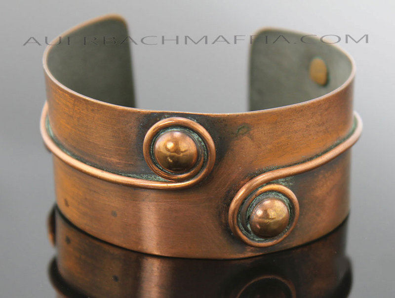 Pedro Pujol Modernist Artisan Copper Bracelet