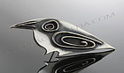 Frances Holmes Boothby Modernist Silver Bird Brooch