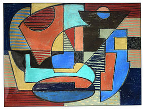 Ramstonev Modernist Abstract - New Hope School 1939