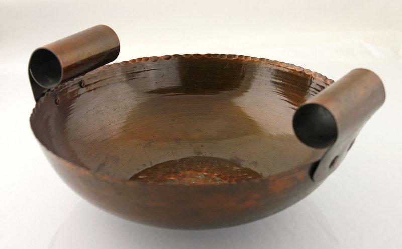 Rebajes Modernist Hand Crafted Copper Bowl 1950