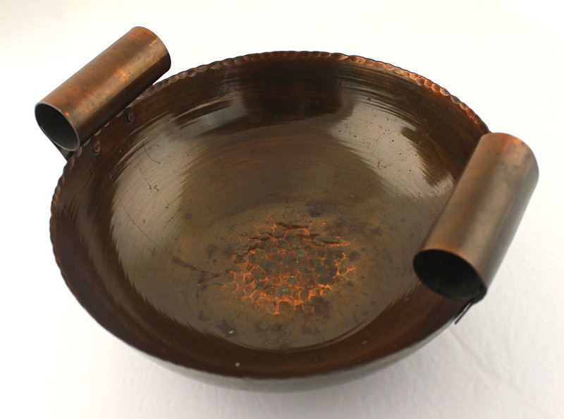 Rebajes Modernist Hand Crafted Copper Bowl 1950