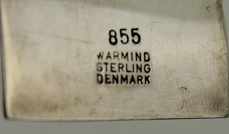 Poul Warmind Modernist Sterling Necklace Denmark 1950