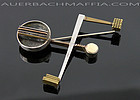 Peter Macchiarini Modernist Mixed Metals Brooch 1950