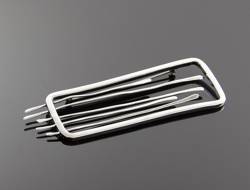 Ronald Hayes Pearson Modernist Sterling Brooch