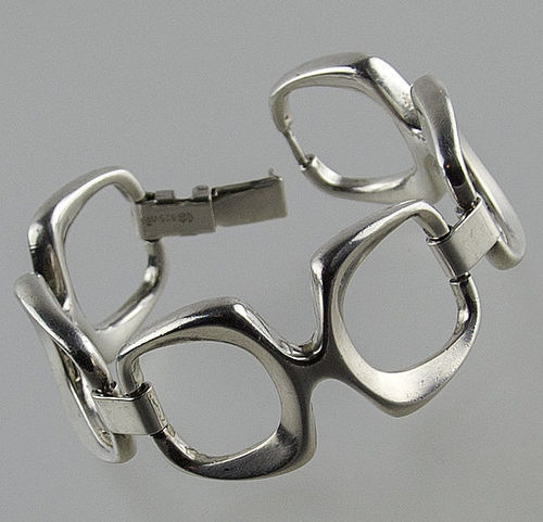 Wilhelm Binder Modernist Sterling Silver Bracelet - Germany