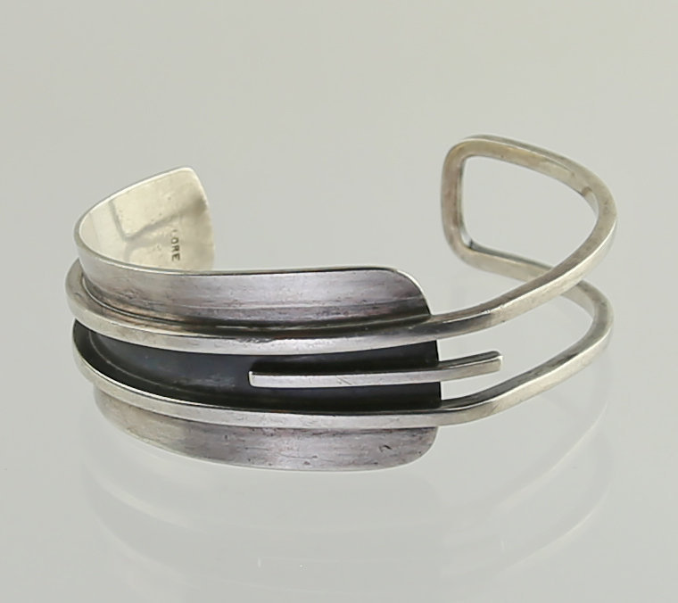LORE Modernist Sterling Silver Bracelet - 1950
