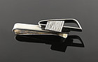 Henry Steig Modernist Sterling Silver Mans Tie Bar - 1950