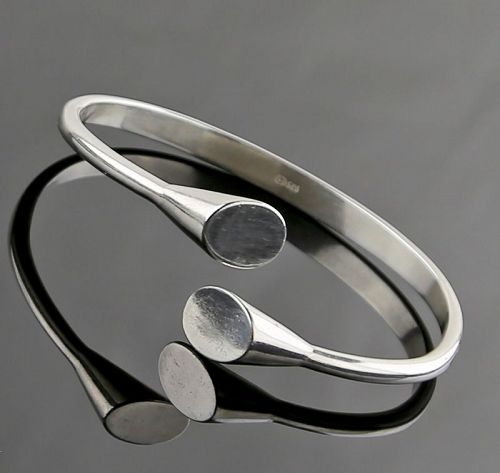 Franz Scheuerle Modernist Sterling Bracelet - Germany 1960's