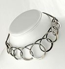 Henry Steig Modernist Sterling Necklace Mid Century Modern 1950