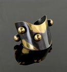 Art Smith Modernist Four Ball Cuff Bracelet 1950's