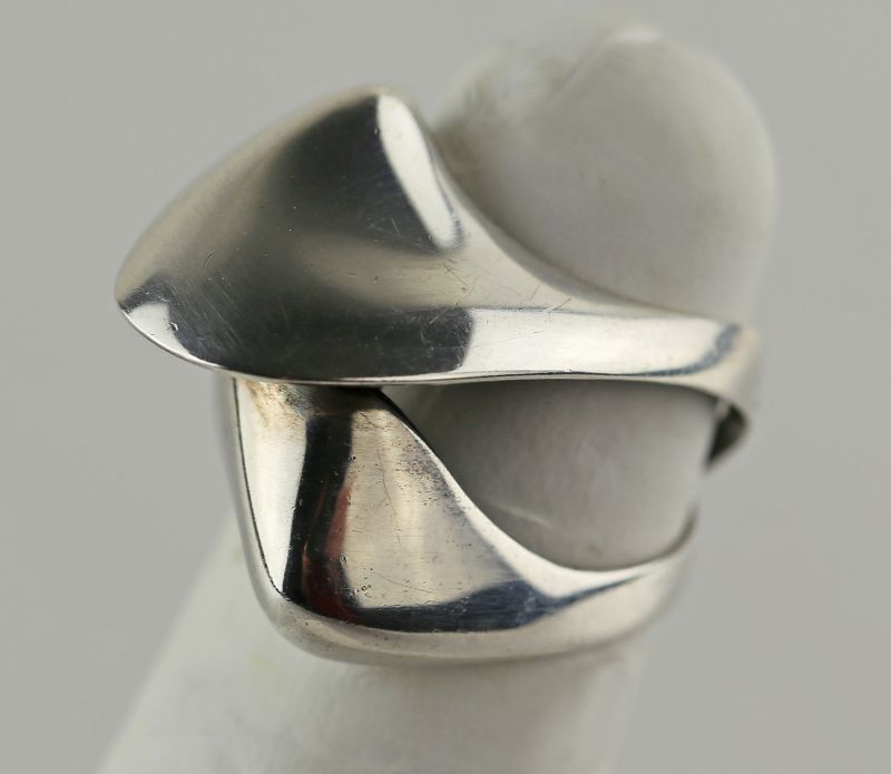 Ronald Pearson Modernist Sterling RIng 1950s