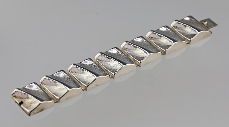 Henning Ulrichsen Modernist Sterling Bracelet Denmark