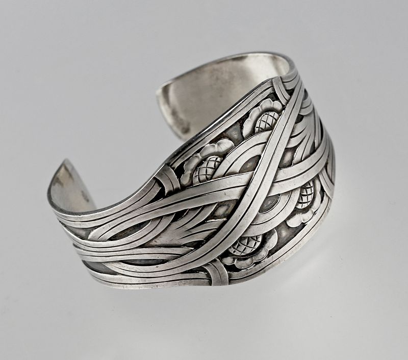 Georg Jensen Sterling &quot;Celtic&quot; Bracelet  by Harald Nielsen