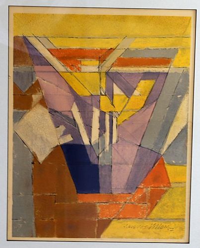 Jacques Villon Modernist Cubist Mid 20th Century Signed Litho France